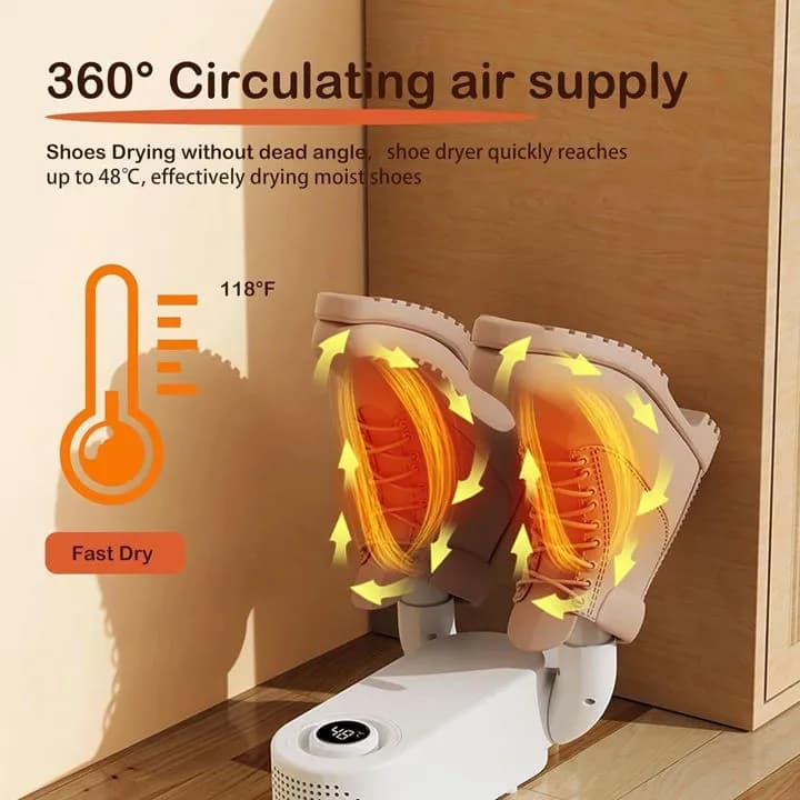 Electric Quick Dryer 360° Heat Blower for Shoe, Socks, Helmet, Hand Gloves etc.