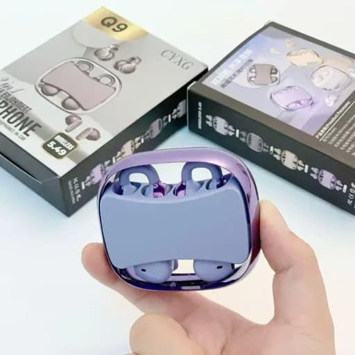 Q9 2in1 Double Set True Wireless 5.49 In-Ear and Clip Type Earbuds at Best Price